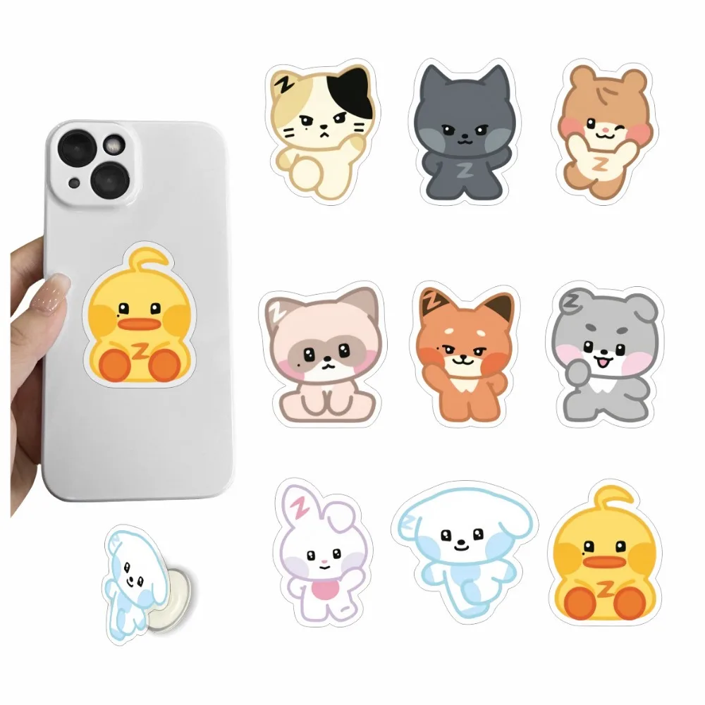 Kpop Group ZEROBASEONE Mobile Phone Holder Extendable Expanding Stand Ricky Zhang Hao Cartoon Idol Fans Collection Gifts