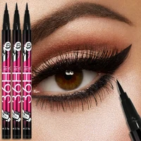 1/2/5pcs Smooth Liquid Eyeliner Pen Long-lasting Waterproof Non-smudged Black Eyeliner Pencils High Pigmented Punk Eye Makeup