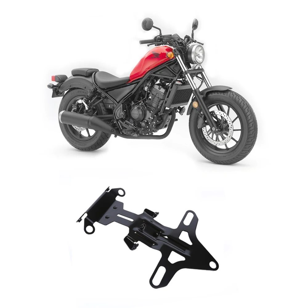 

For Honda Rebel 300 Motorcycle Honda Cmx 300 Accessories Rear Fender Bracket Rear Mudguard Bracket License Plate Bracket