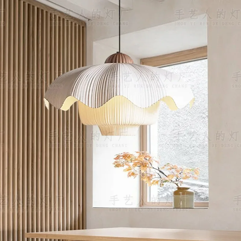 

Japanese-style wabi-sabi wind creative living room light French cream wind restaurant study bedroom B & B high-end fabric