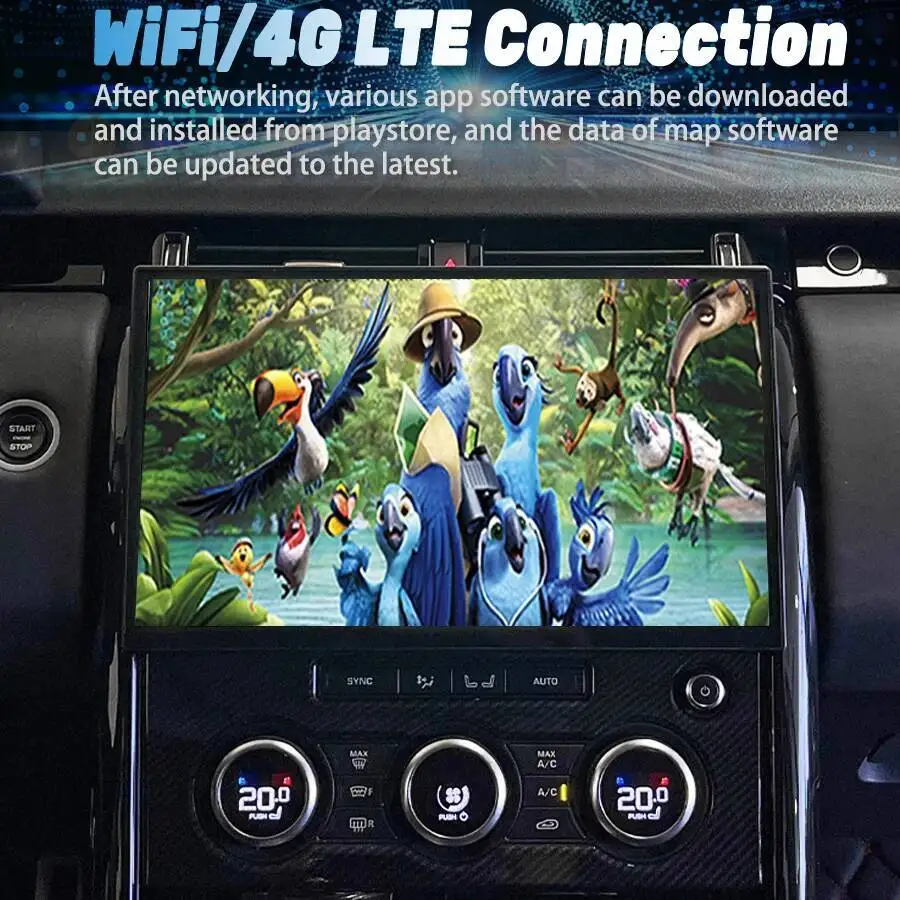 

Экран для Land Rover Discovery 5 2013-2019 4G GPS Navi Автомобильный мультимедийный видеоплеер Auto AHD Carplay 13 дюймов Navirider Android 15