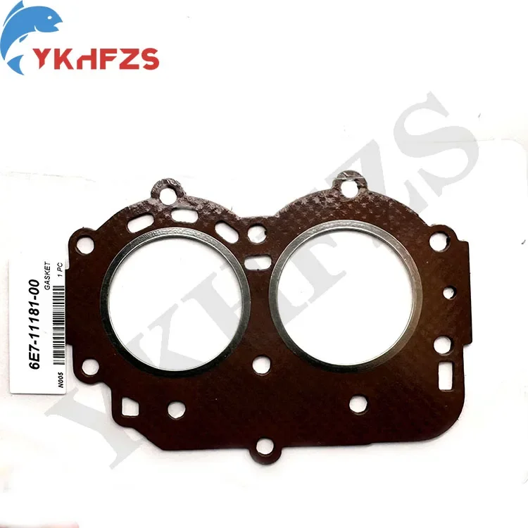 

682-11181 Прокладка головки для подвесного мотора Yamaha 2T 9,9 л.с., 15 л.с., 9,9 А, 15 А, двигатель серии 15B 6E7-11181-00; 682-11181-01