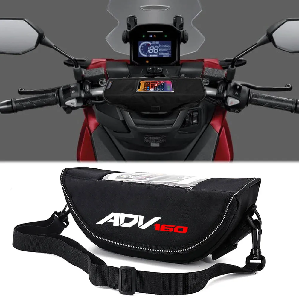 

Для HONDA ADV160 adv160 ADV adv аксессуары для мотоциклов водонепроницаемая и пылезащитная сумка для хранения руля сумка для навигации