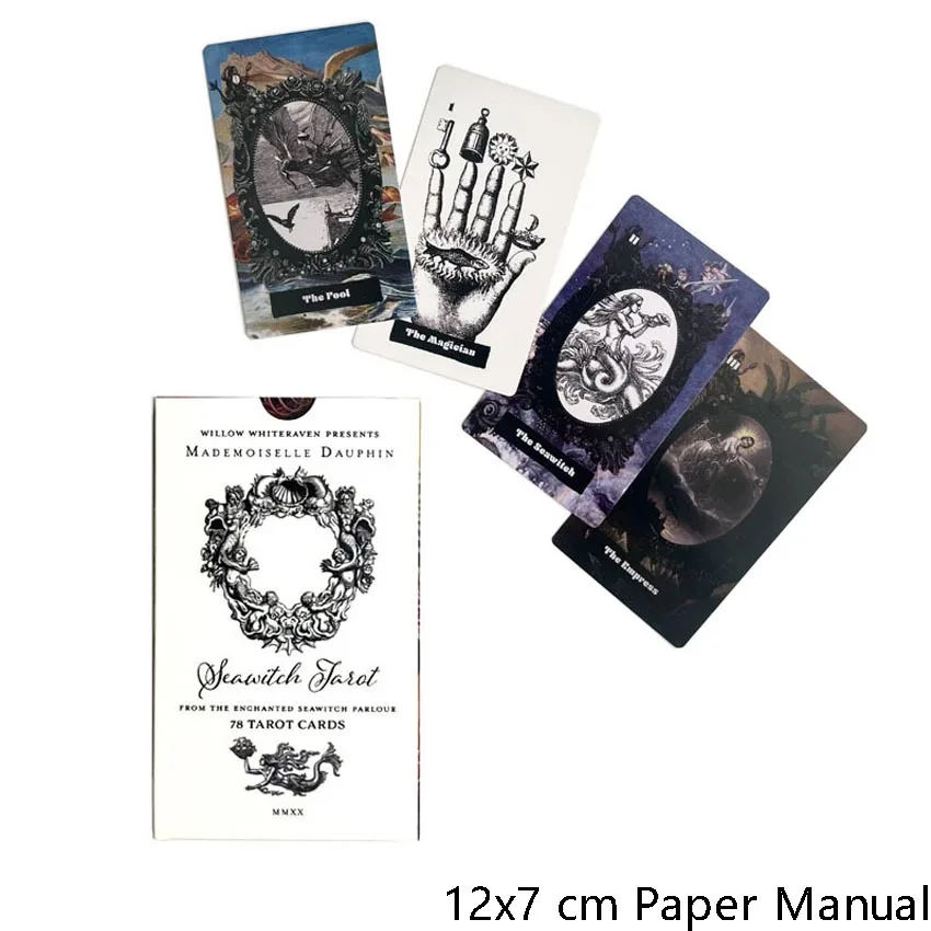 12x7 cm Seawitch Tarot Paper Manual Card Games