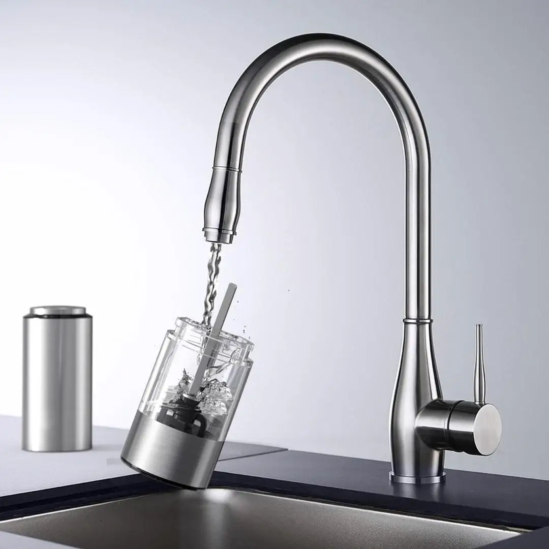 مجموعة مطحنة فلفل وملح بحري من الفولاذ المقاوم للصدأ قابلة لإعادة الشحن كهربائية من سيركل جوي مع قاعدة مطحنة توابل ملح أوتوماتيكية