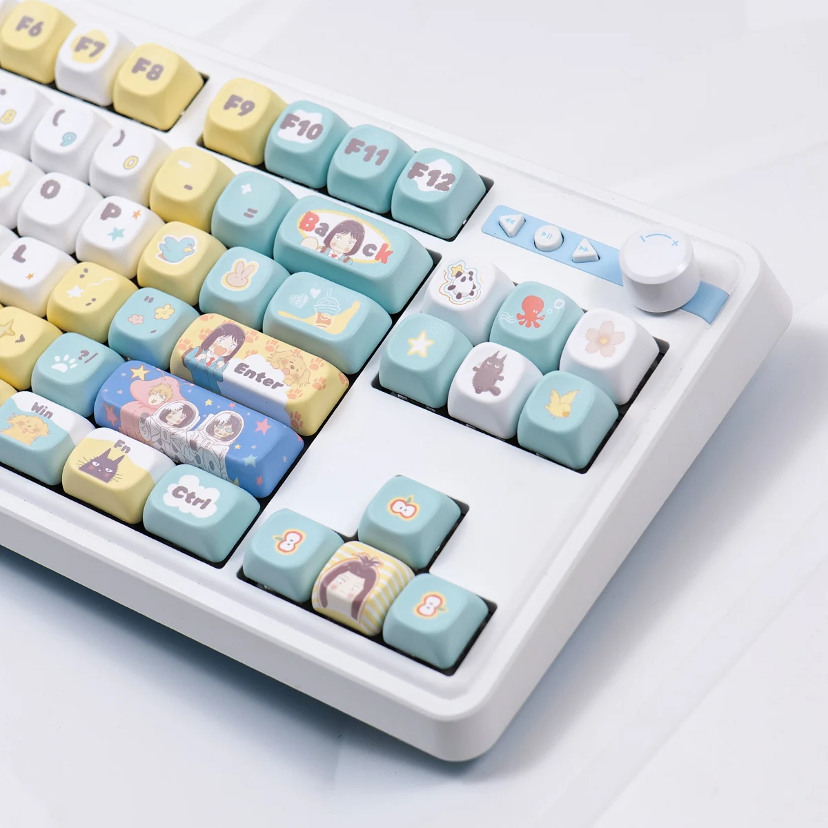 141 Keys Skip and Loafer Key Cap Iwakura Mitsuomi XOA Keycaps PBT Dye Sub Made68 Mad68 Wooting 60 Includ 2.25 U 2.75U for Alice