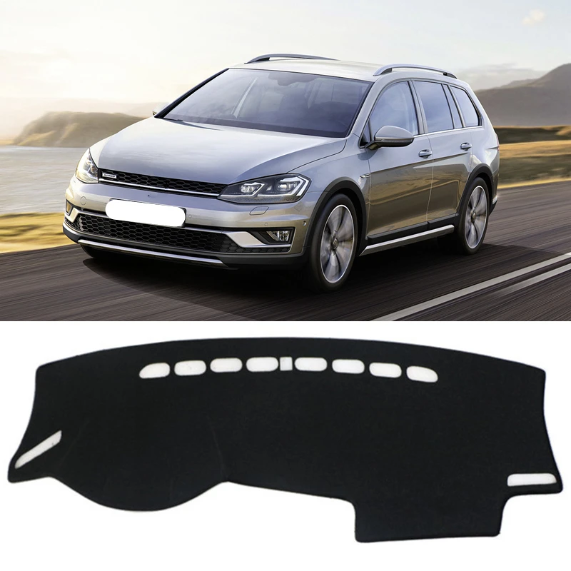 For Volkswagen VW Golf 7 MK7 2013-2018 2019 Accessories Dash Board Protect Sun Shade Carpet Dashboard Cover Mat Cushion Anti-UV