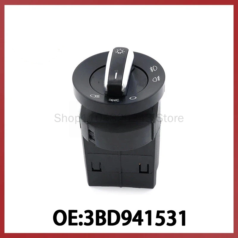 

For Volkswagen Passat Car Headlight Fog Light Switch Headlight Knob Combo Switch 3BD941531