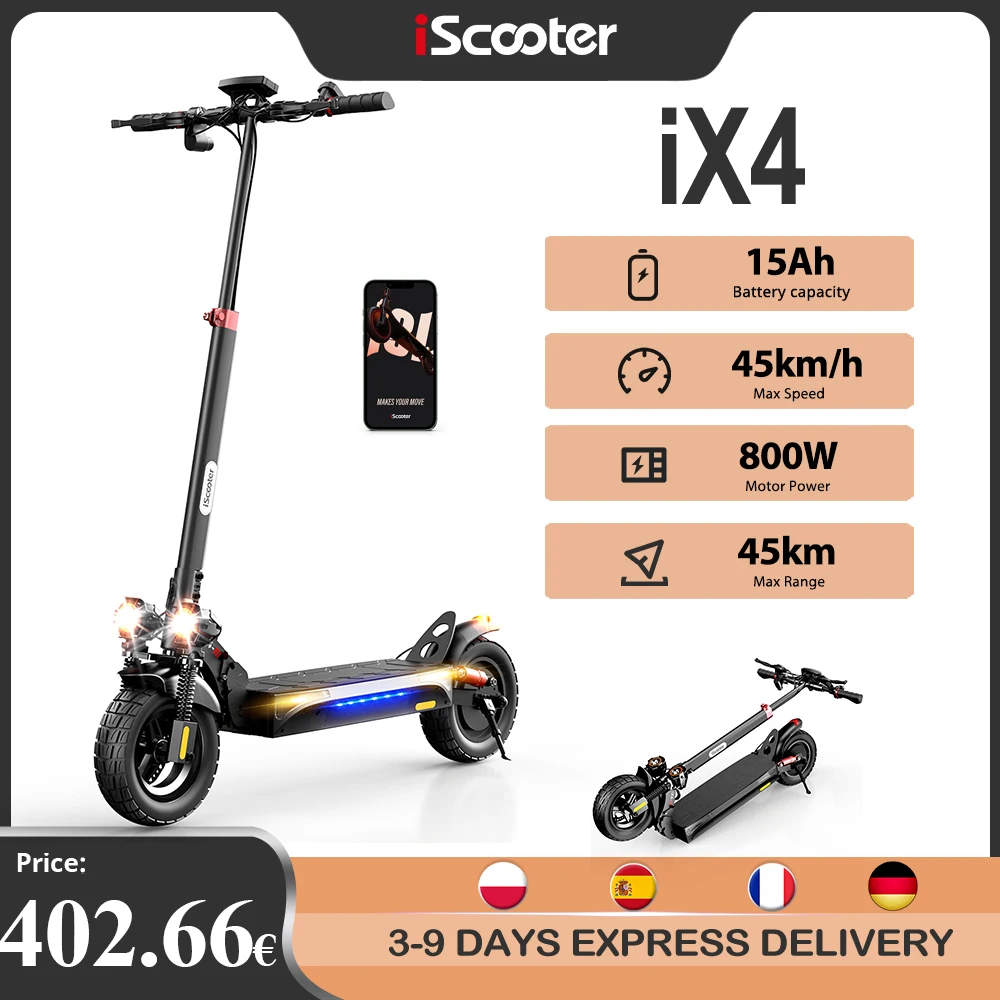 iScooter iX4: De beste elektrische scooter voor jouw dagelijks gebruik