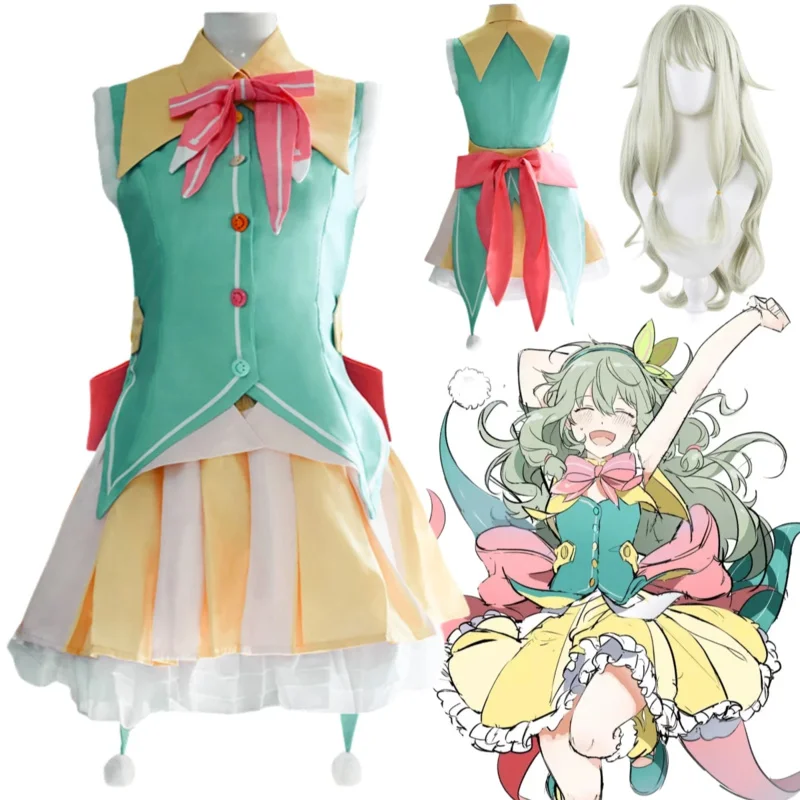 

Kusanagi Nene Cosplay Costume Anime Project Sekai Colorful Stage Wonderlands × Showtime Princess Dress Wig Clothing Women Girls