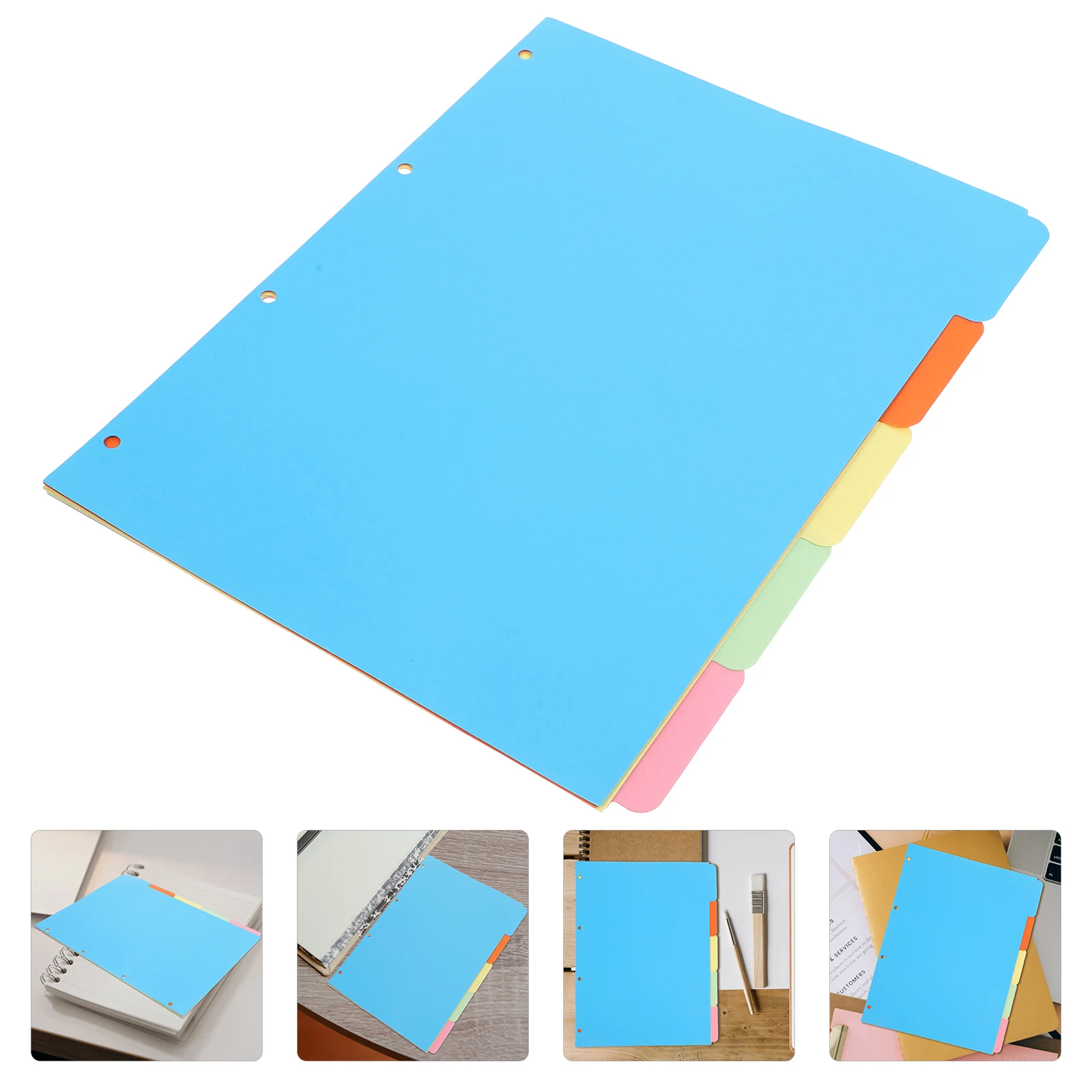 

Notebook Binder Color Classification Page Divider Dividers School Dutch Paper Binders