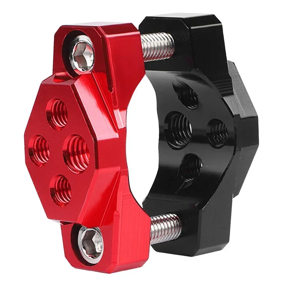 Motorcycle Headlight Spot Light Turn Signals Holder Mounts Bracket 17-32mm Front Shock Absorber Installation Fork Clamp Red