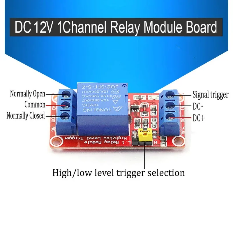 Modulo relè 8PCS 12v Modulo relè a 1 canale 12v con supporto accoppiatore ottico Trigger di livello alto/basso per relè Arduino