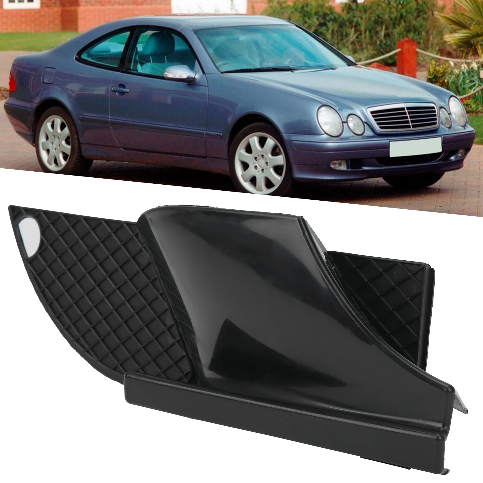 Front Right Bumper Grill Tow Hook Primed Cover 2088850223 Fit For Mercedes Benz CLK Class W208 19982003