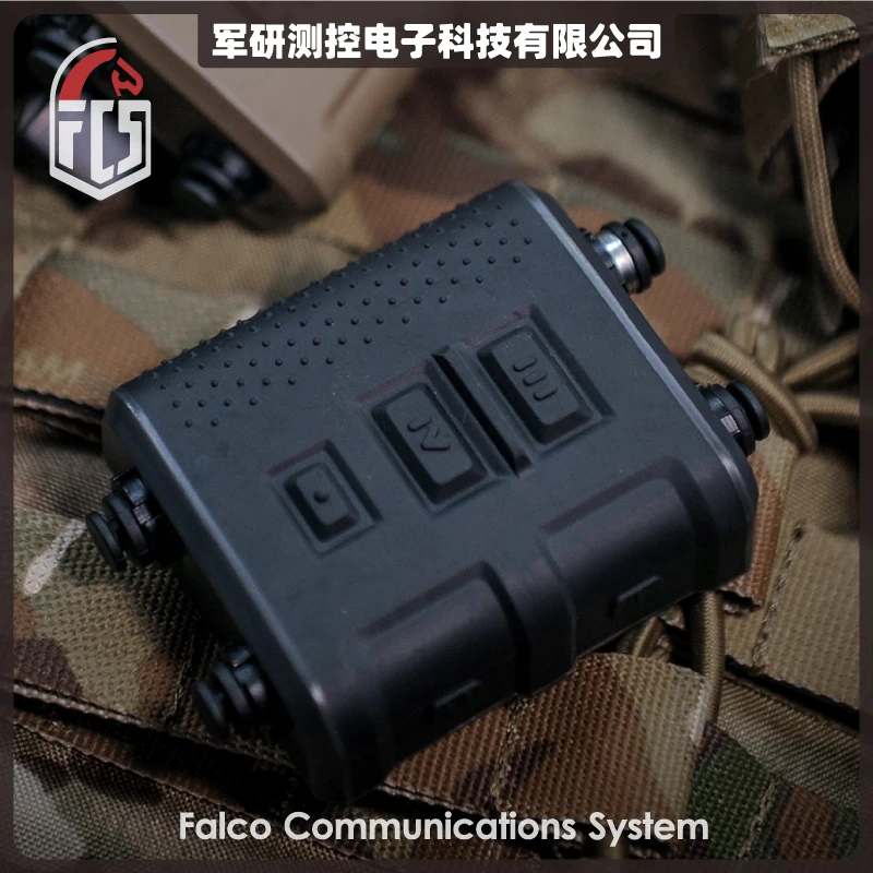 NOWOŚĆ FCS-TACTICAL V60 PTT Wiele funkcji Dwa kanały komunikacyjne do zestawu słuchawkowego AMP i radia PRC148 152)