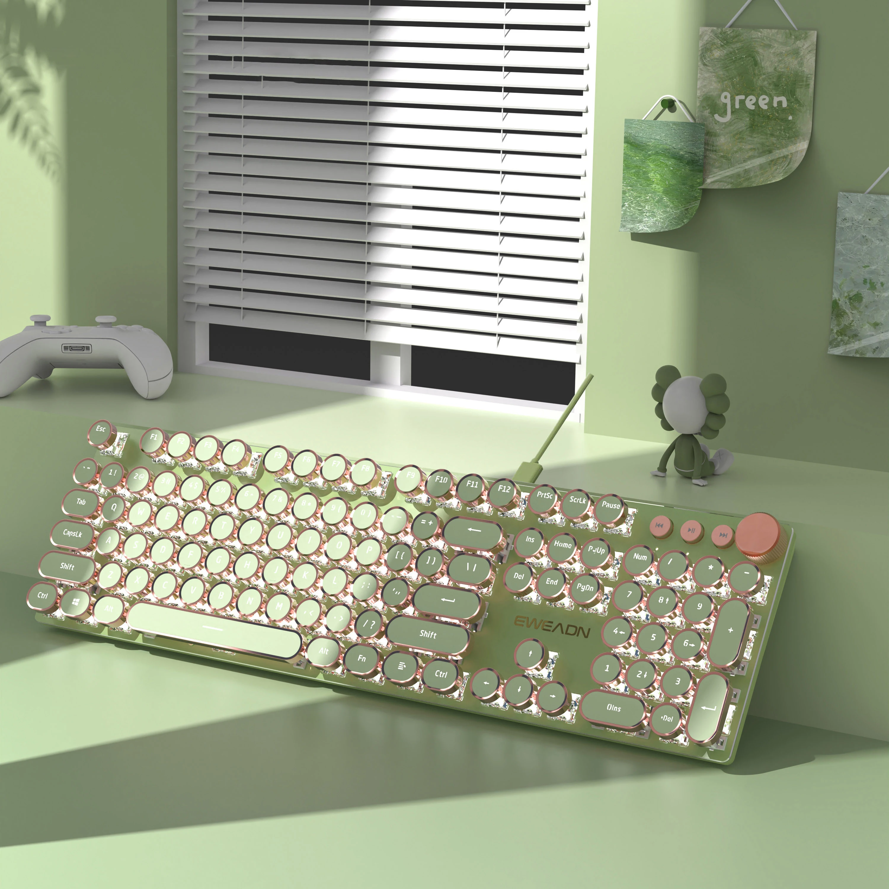Механическая игровая клавиатур – обзор и цена Gaming Keyboard Typewriter