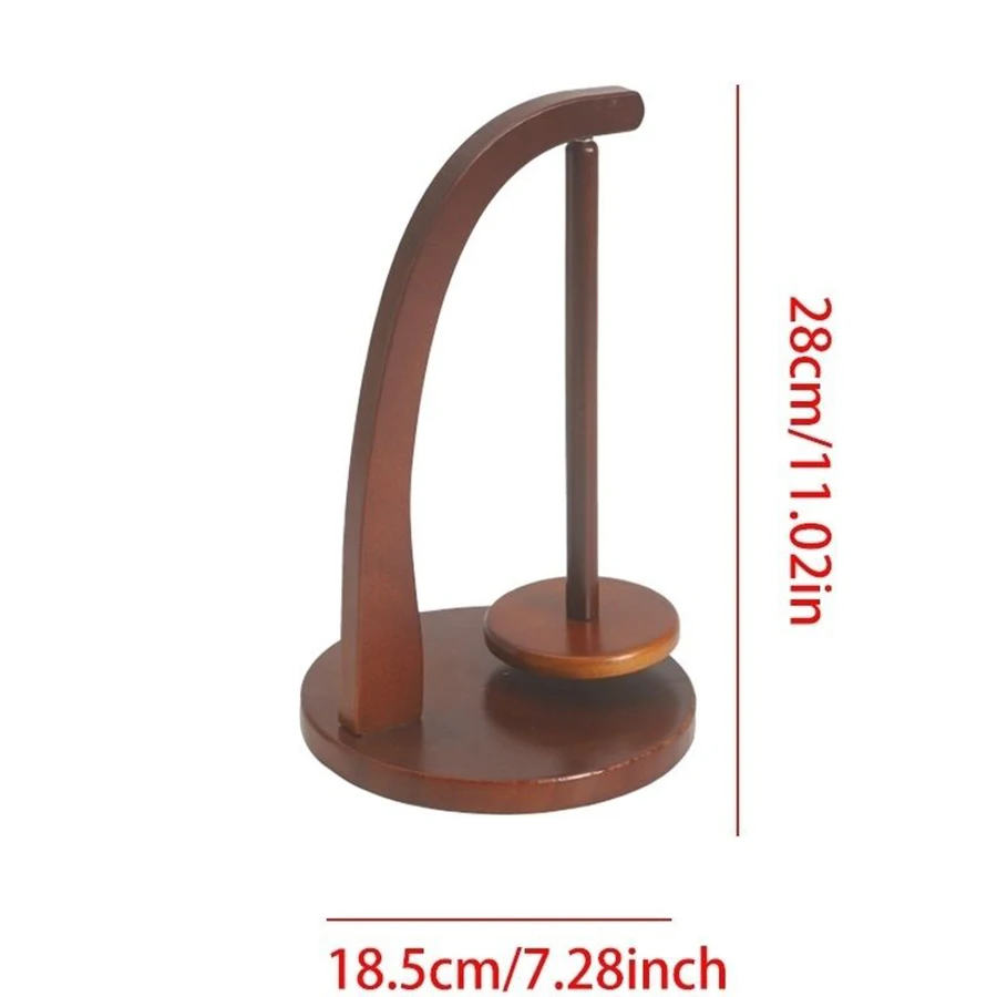 Wooden Yarn Holder Spinning Knitting Tools Crochet Yarn Holder Rotating Magnetic Thread Spool Wool Ball Winder Rotation Spinner