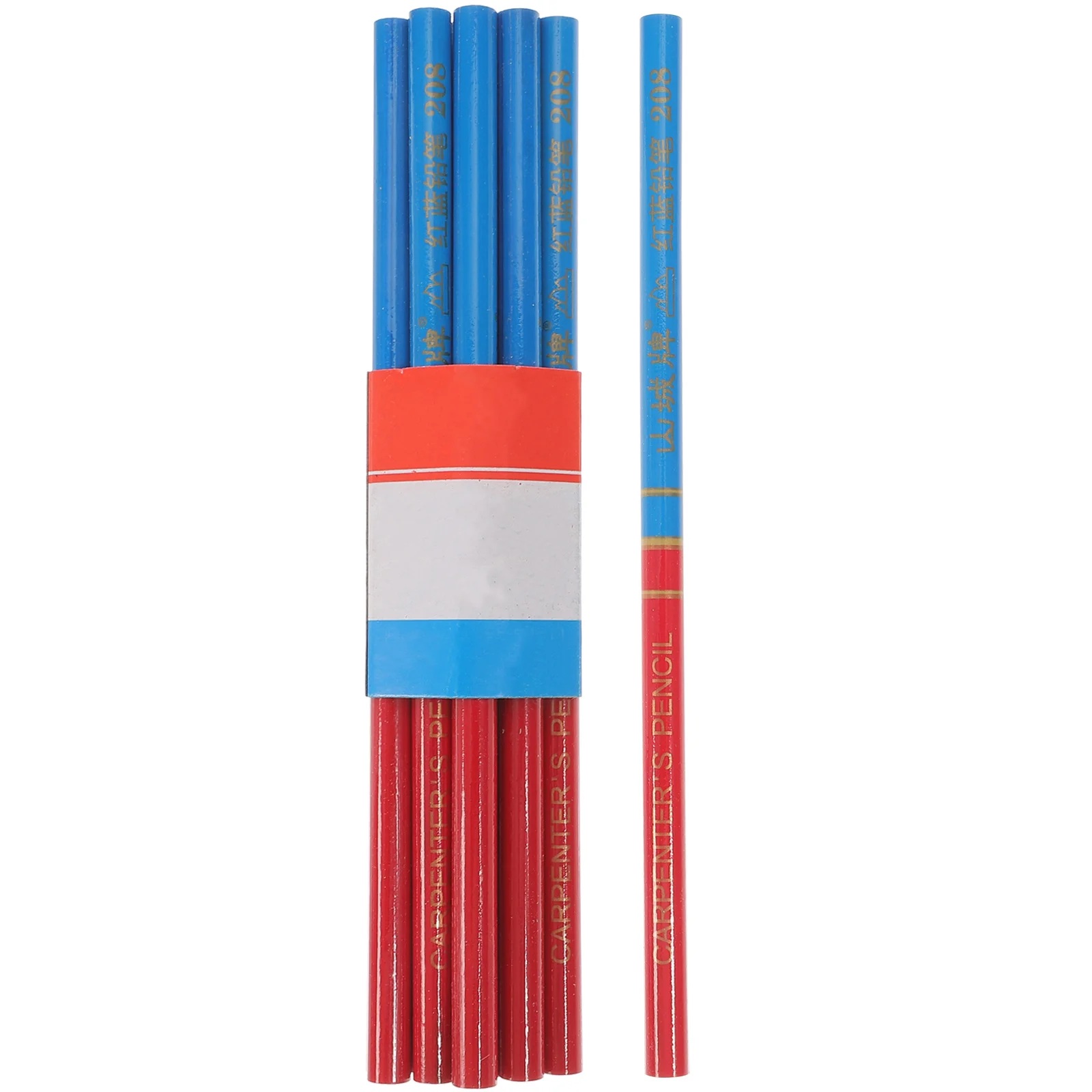 

40 Pcs Woodworking Pencil Round Carpenter Pencils Mark Pens Jobsite Wooden Marker