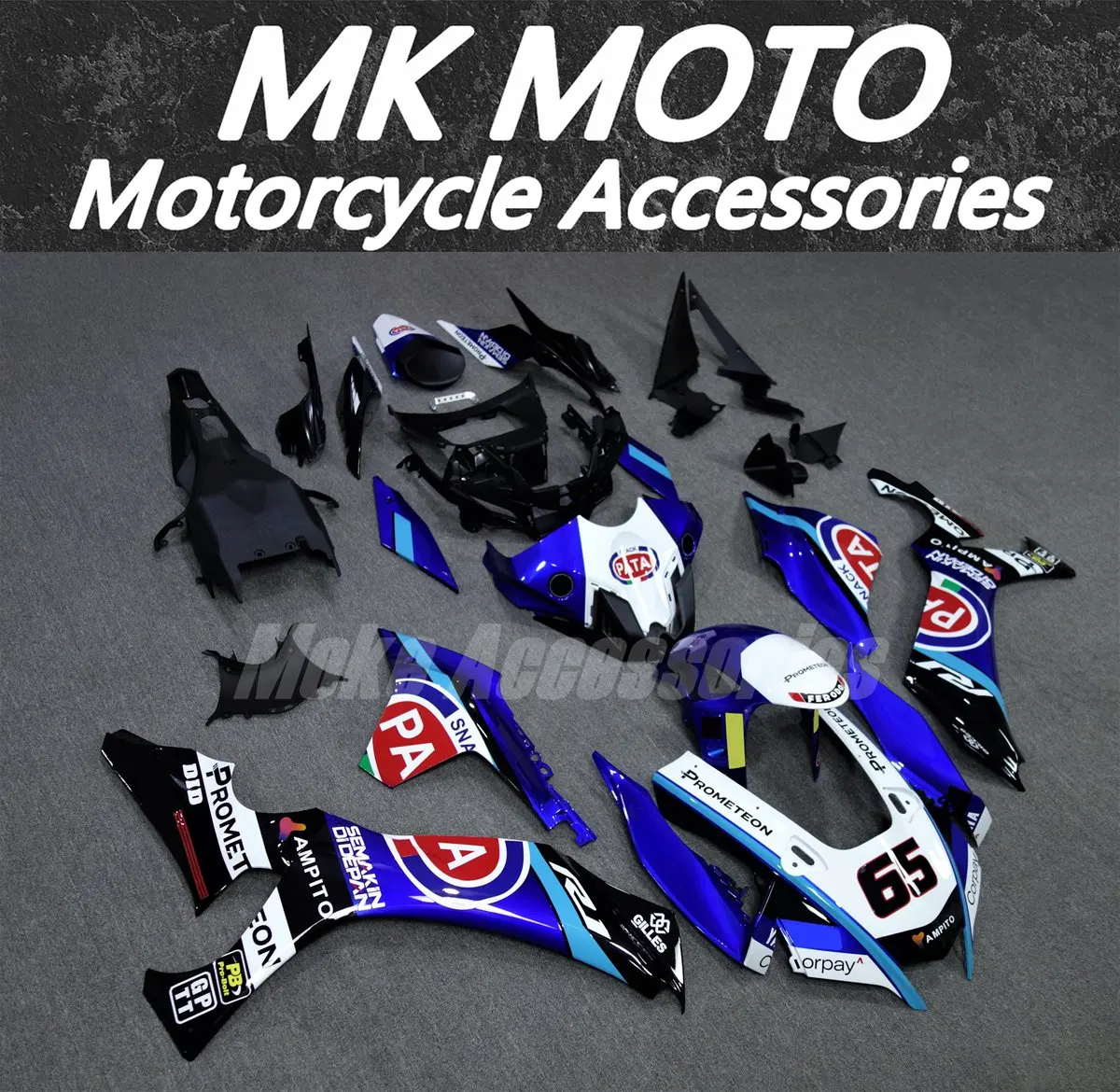 Motorcycle Fairings Kit Fit For Yzf R1M R1 2020 2021 2022 2023 Bodywork Set High Quality Abs White Blue Red Black