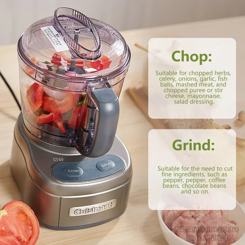 Cuisinart 220V Electric Food Processor Household Kitchen Appliances Multifunctional BPA Free Vegetables Meat Grinder