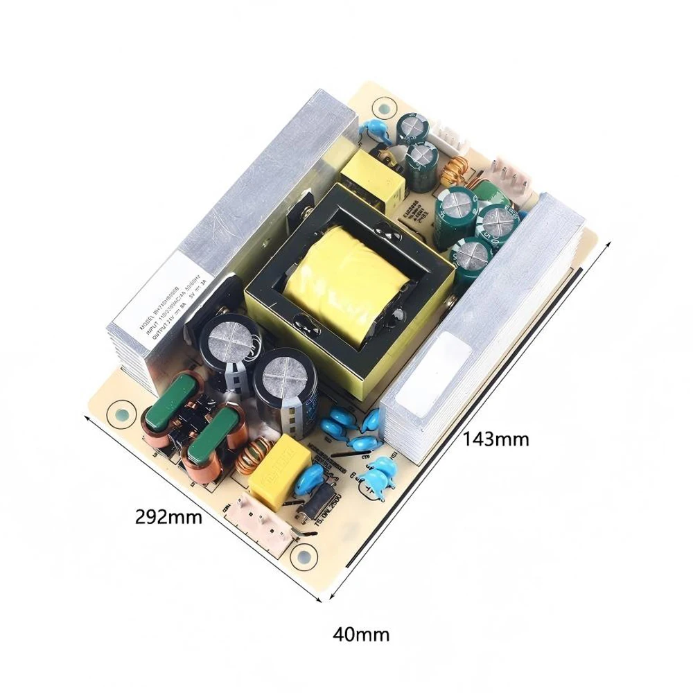 192W Switching Power Supply Module AC100‑264V to DC24V 8A/5V 3A Dual Output Power Board Overvoltage Short Circuit Protection