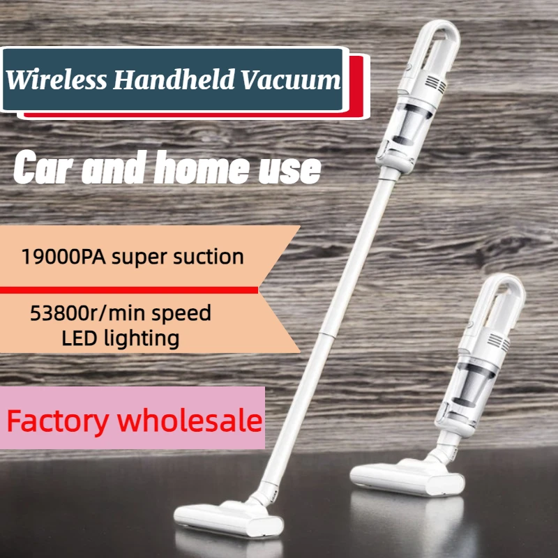 

Portable Handheld Multifunction Home-appliance 19000pa Cleaning Machine Powerful Wireless Car Vacuum Cleaner Metal Strainer