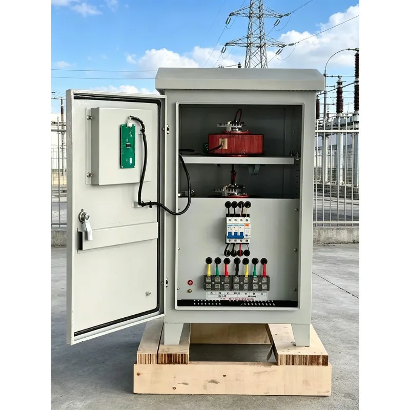 30KVA Three Phase Step Down Power Transformer 415V To 380V Low Noise For Factory Production Line Mechanical Equipment Use