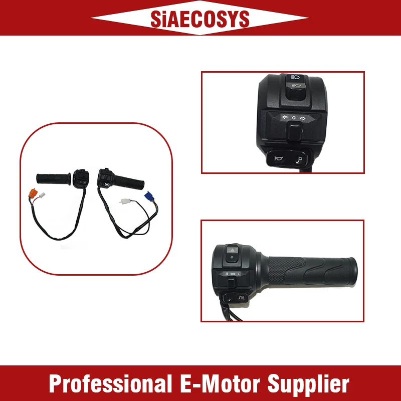 NEW SiAECOSYS YN4D Elecctric Multi-function Switch Twist Throttle