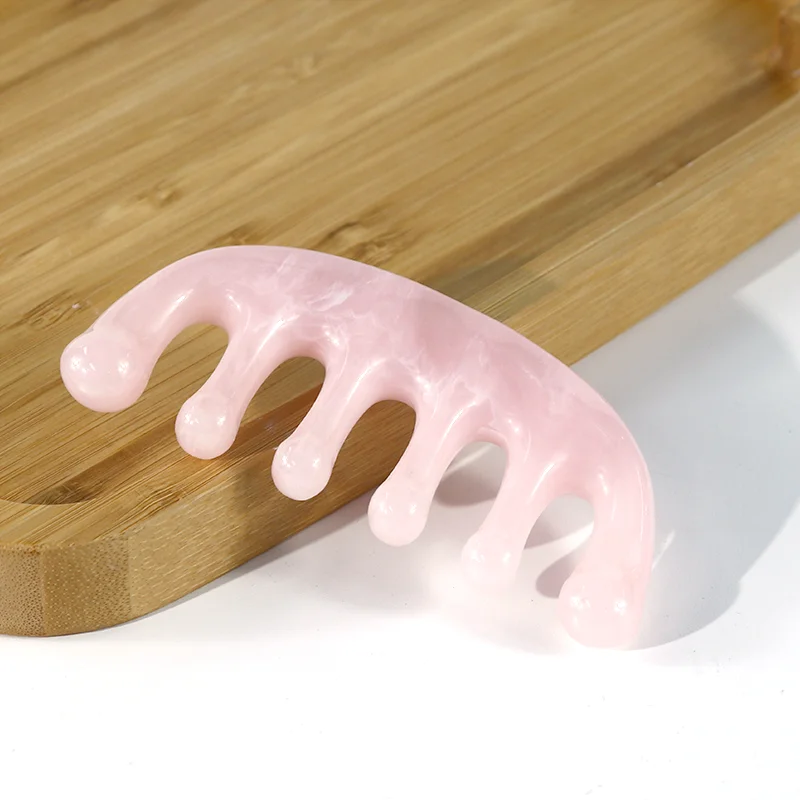 

Расческа с меридианом для кожи головы, домашняя расческа для женщин, соскабливание лица, растяжка, дноуглубительная головка с пятью пальцами, специальная массажная расческа