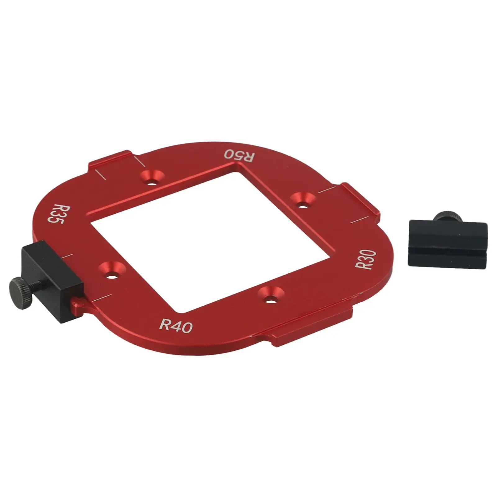 Gabarit de Filet de Découpe en 1, Gabarit de Routeur de Rayon, Guide de Routage de Rayon d'Angle, Périphérique, R10, R15, R20, R25, 1 Pièce