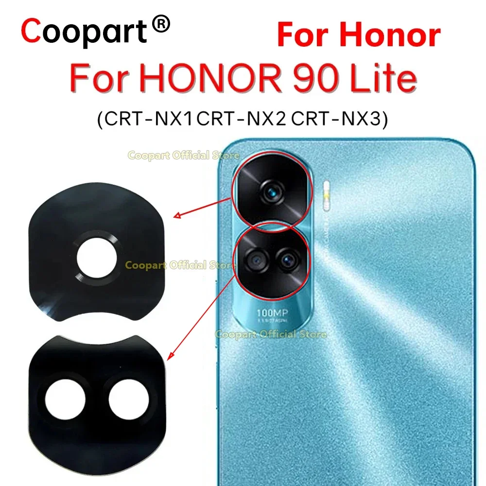 

Стеклянный объектив задней камеры Coopart для Honor 90 Lite CRT-NX1