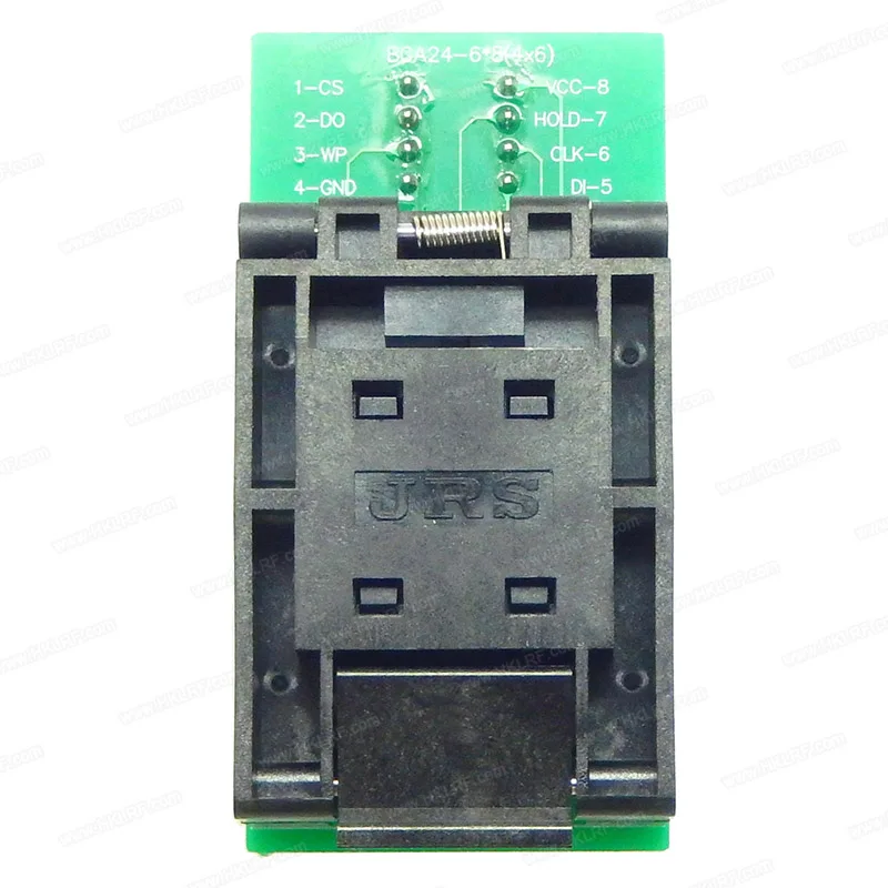 programmer socket 6*4 BGA24-DIP8 Adapters for T56 T48 RT809H RT809F TL866CS TL866A TL866II Sofi programmer