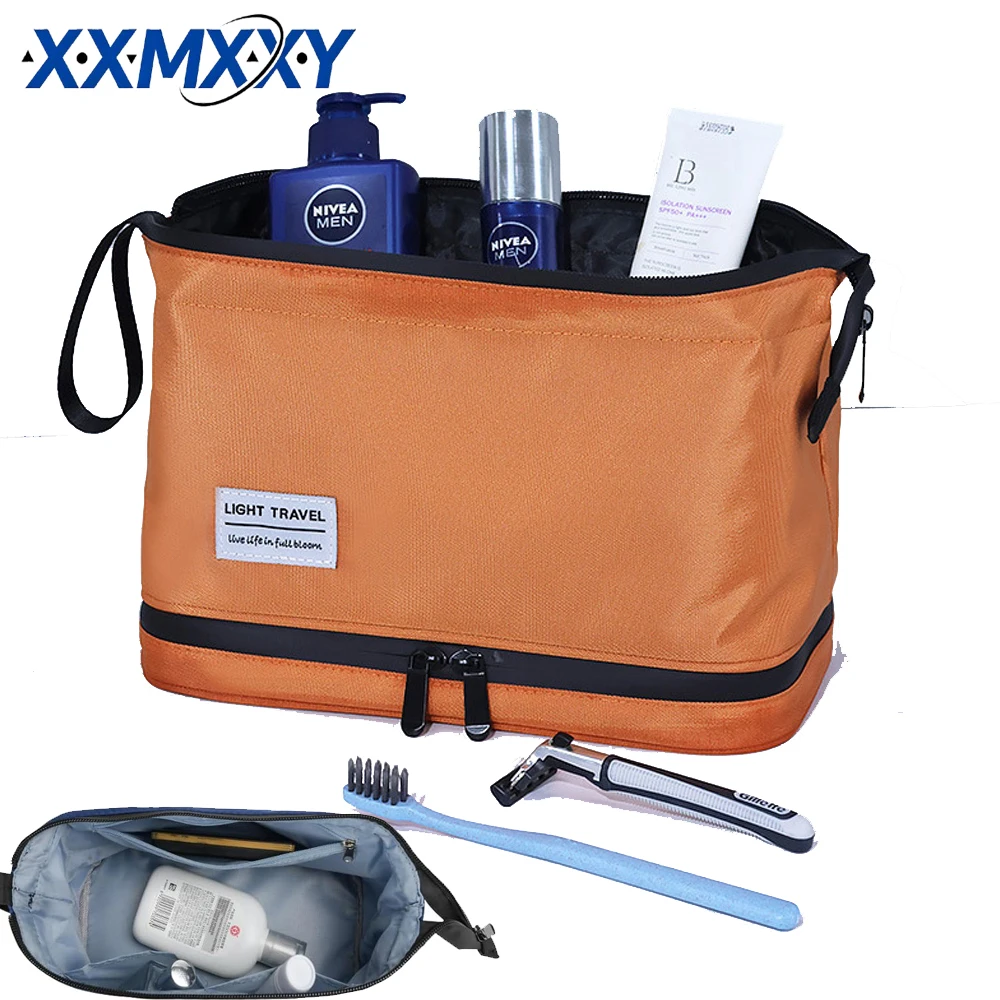 

Водонепроницаемая подвесная косметичка для мужчин и женщин, складной дорожный органайзер для косметики, портативный набор для туалетных принадлежностей для ванной комнаты