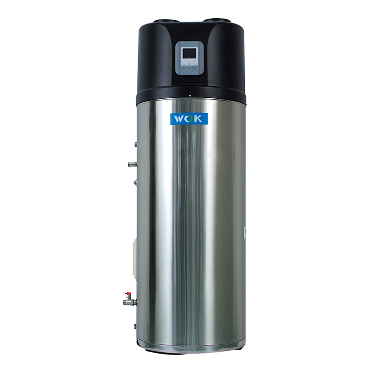 200L All-in-One Heat Pump Water Heater All-in-One Storage Type R134A 2.6kw 220V Home Pool Hotel Hot Water Heating Unit Outdoor