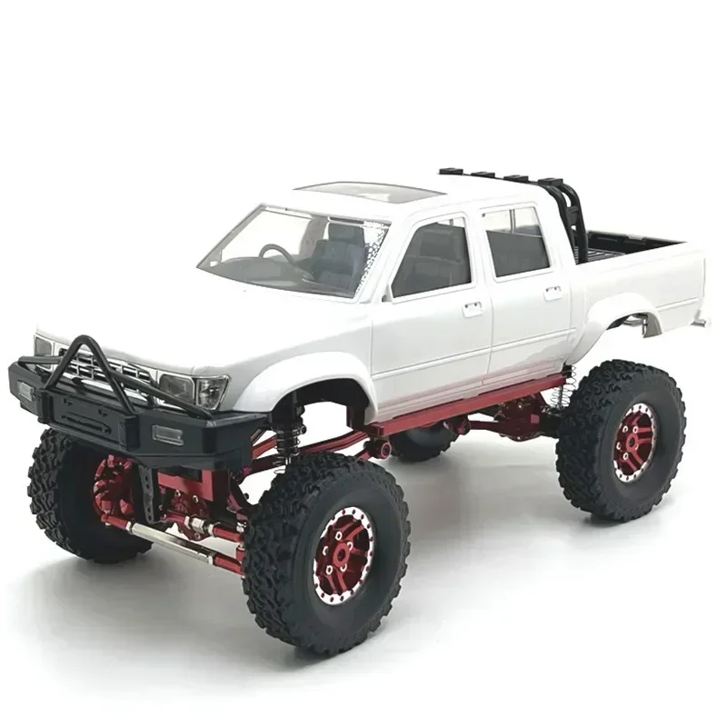 Metalowe ulepszone pedały do WPL 1/16 D62 D64 C64 Toyota Hilux RC Car Parts