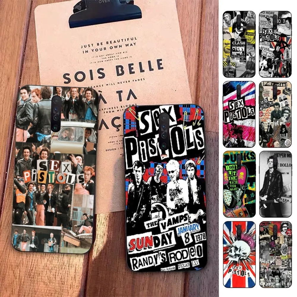 P-Punk rock Sex-Pistols Phone Case For Redmi 5 6 7 8 9 10 plus pro 6 7 8 9 A GO K20 K30 K40 pro plus F3 Fundas