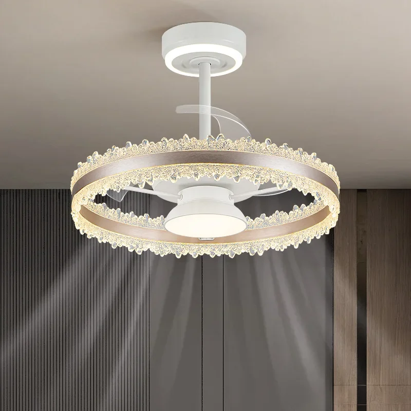 Modernes Licht, Luxus-Ventilatorlicht, unsichtbare Integration, Deckenventilator für Esszimmer, Schlafzimmer, neuer Wind, leise