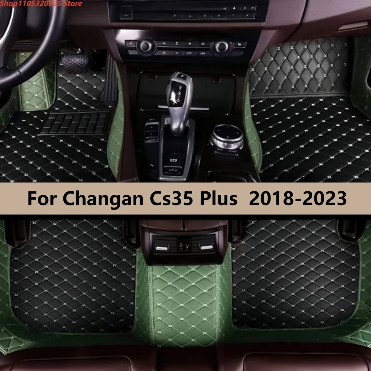 

Автомобильные коврики для Changan CS35 Plus 2018-2023: полный комплект для переднего и заднего ряда, ковровые покрытия, коврики для ног