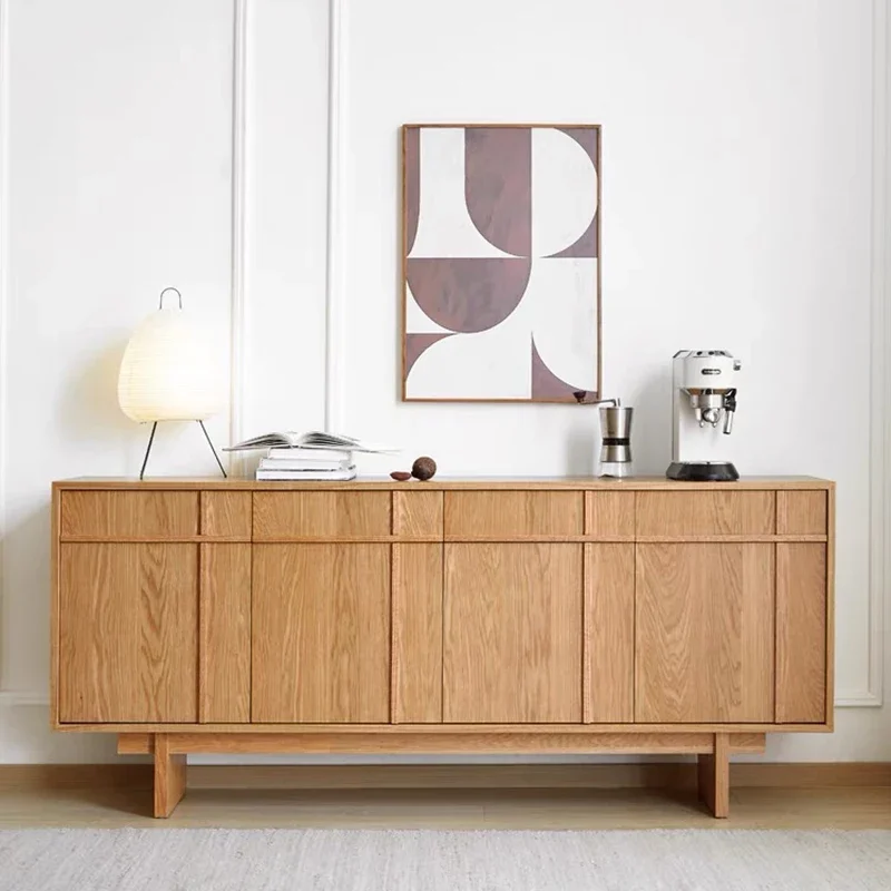 

Гостиная в японском стиле, серванты из белого ясеня, простой дизайнер, роскошный сервант, оригинальная мебель для дома, шведский стол HBSB