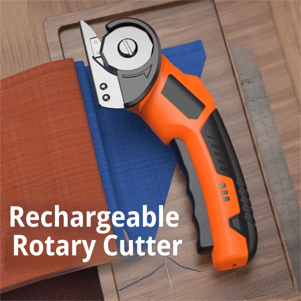 

Safety Lock Electric Shears Fast Cutting Accurate Cutting Cardboard Cutter Comfortable Grip Non-slip Handle Rotary Scissors