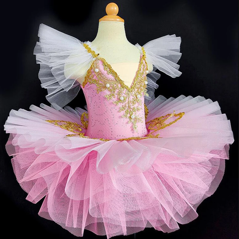 Kids Sequin Ballerina Ballet TUTU Princess Dress Children Swan Lake Dance Costumes Clothing Teen Girls Ballroom Ballet Clothes