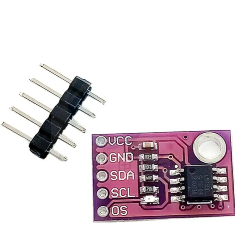 CJMCU75 LM75 Temperature Sensor, High-Speed I2C Interface, High-Precision Development Board Module,10Pcs