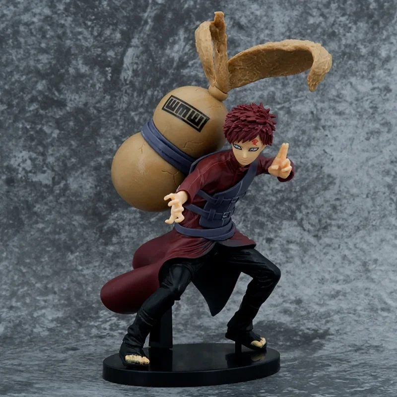 22cm Anime Naruto Sasuke Kakashi Uzumaki Gaara figurki Model z pcv ozdoby samochodowe zabawki dla dzieci chłopców prezenty urodzinowe Naruto