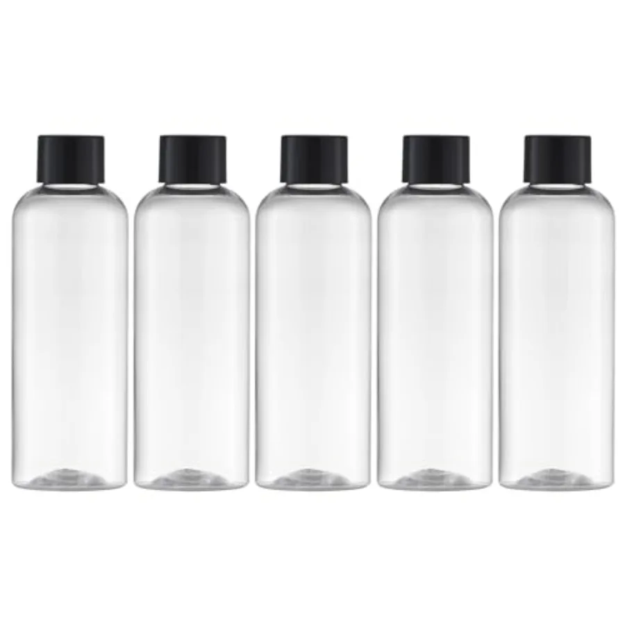 

Plastic Travel Bottles 3.4 oz, Travel Size Containers for Shampoo, Empty Mouthwash Bottles with Screw Cap 100ml