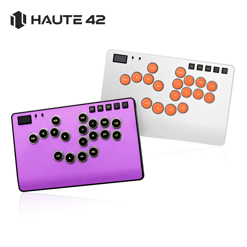 

Haute42 C-AT Magnetic CNC Aluminum Alloy Leverless Hitbox Controller Stickless Arcade Stick For PC/PS4/PS5 Leverless Fightstick