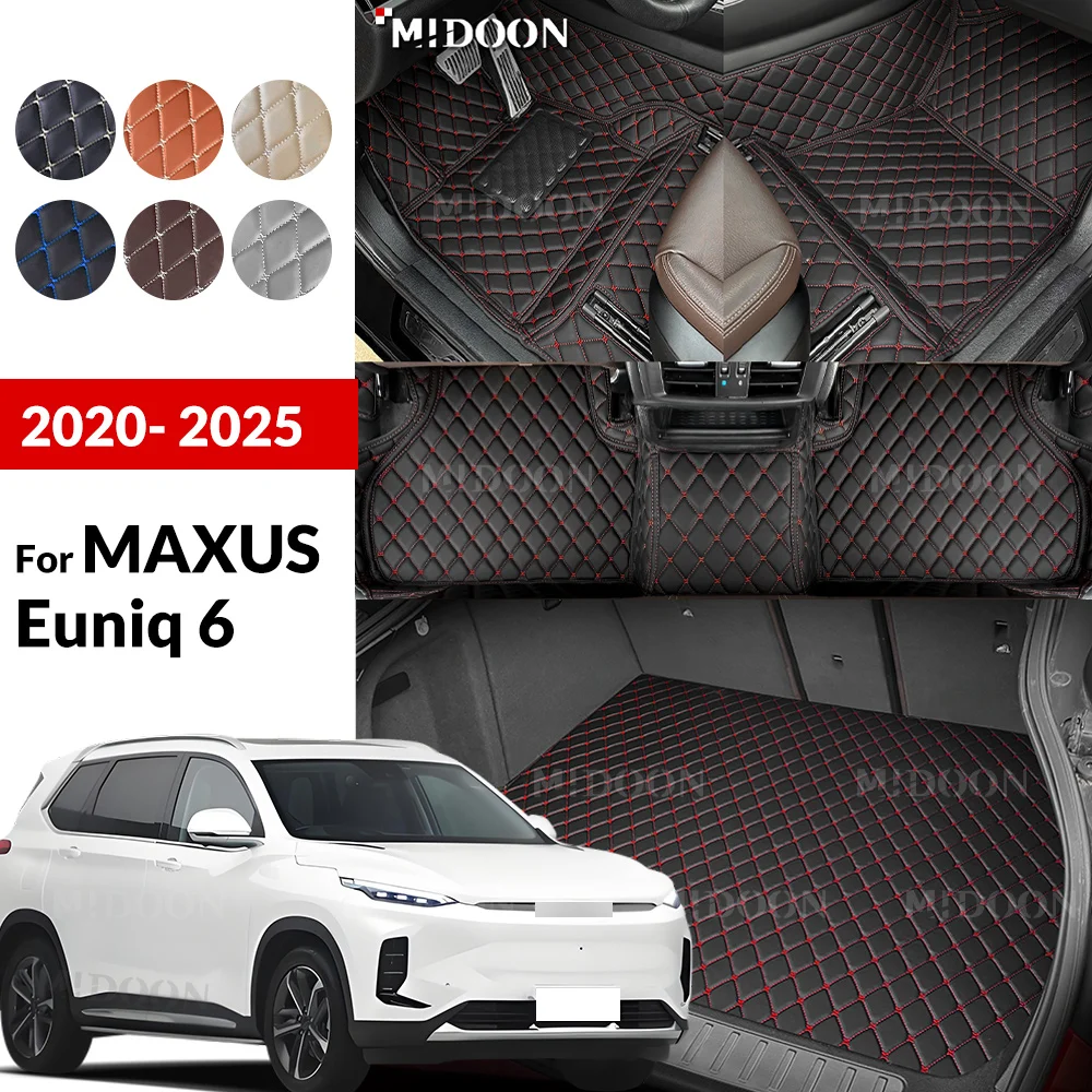 MIDOON Car Trunk Mats For MAXUS Euniq 6 2020 2021 2022 2023 2024 2025 Car Floor Mats Foot Pads Cargo Liner Interior Accessories