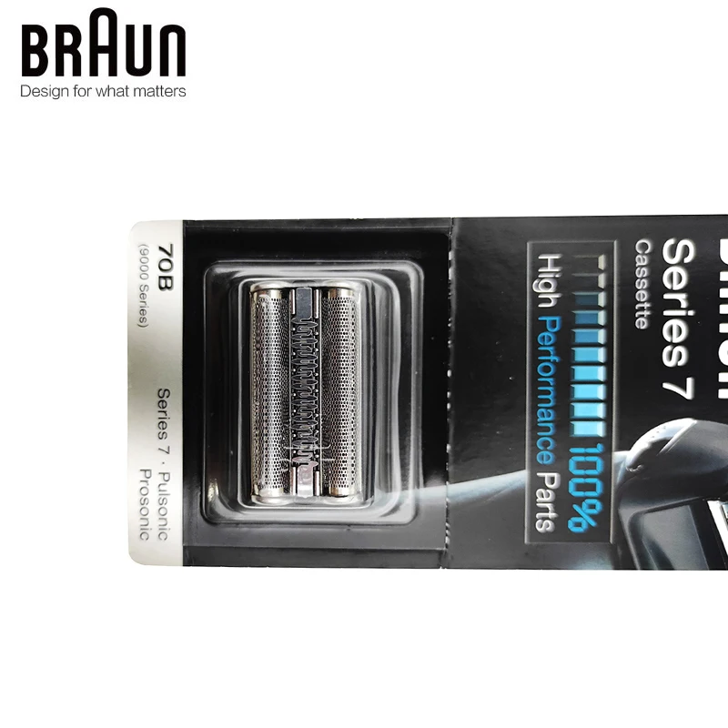 Braun 70S Razor Blade Replacement Cassette Shaver Head 70B for Braun Series 7/9 Electric Shaver 720 730 760 790cc 9595 9565 9781