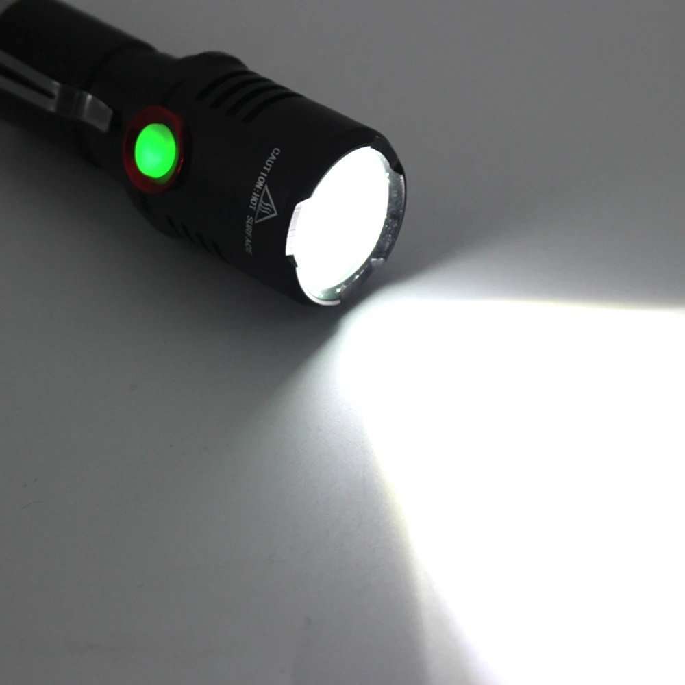 Powerful USB LED Flashlights Flash Lamp L2 Hunting Fishing light camping Self defense Torch +1*18650 battery+USB Charger