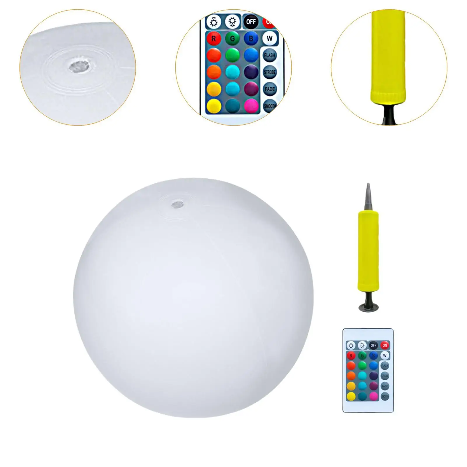 4 قطع من لعبة الشاطئ الصيفية القابلة للنفخ لحفلات أعياد الميلاد والحفلات الموسيقية