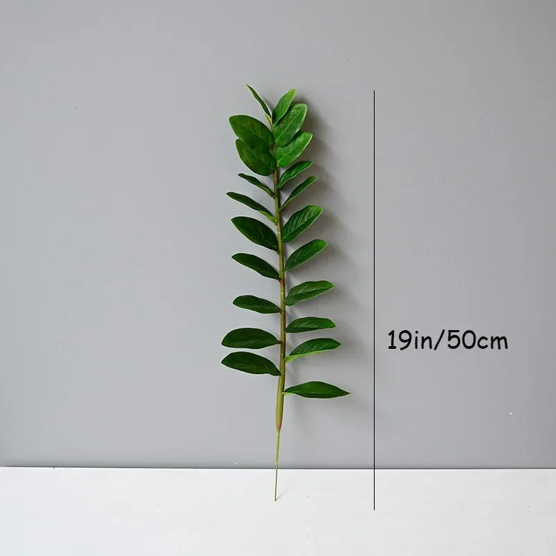 51in Gefälschte Pflanzen Große Künstliche Ficus Pflanzen Zweige Kunststoff Gefälschte Leafs Grün Banyan Baum Für Haus Schlafzimmer Garten Shop Decor – Detail 13